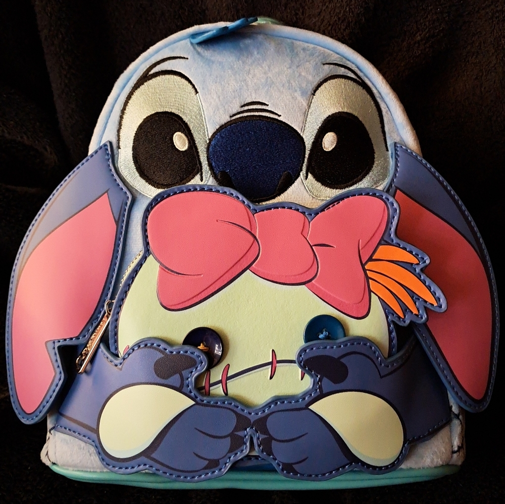 RARE Stitch And Scrump LE Summer 2023 Loungefly Mini Backpack